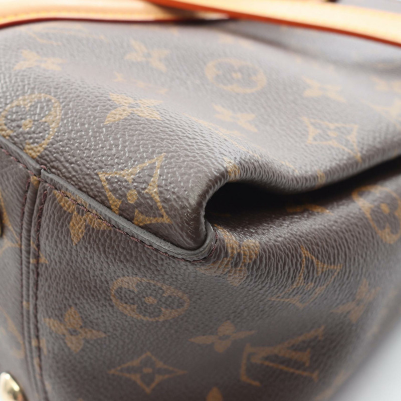 路易威登 Soufflot MM 單肩手提包 M44816 Monogram 皮革 棕色 二手-9