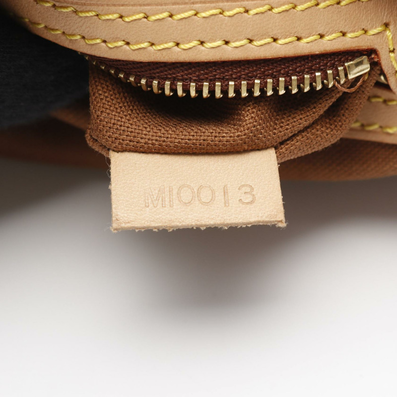 路易威登迷你環形肩背包 M51147 Monogram 皮革 棕色 二手-4