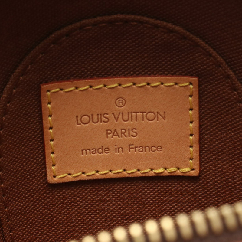 路易威登迷你橢圓形手拿包 M51129 皮革 Monogram 棕色 二手 女士-3