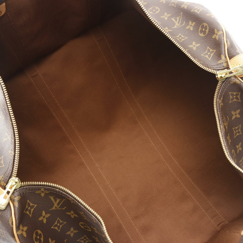 路易威登 Keepall 60 旅行手提包 M41422 Monogram 皮革 棕色 二手 LV-2