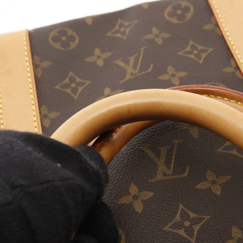 路易威登 Keepall 60 旅行手提包 M41422 Monogram 皮革 棕色 二手 LV-9