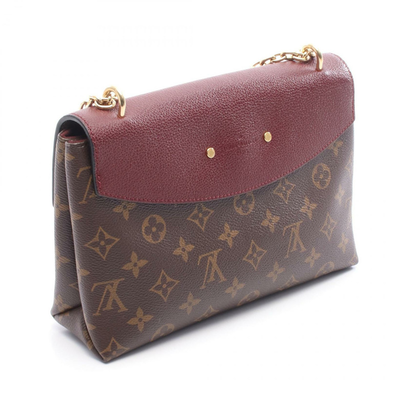 路易威登 Saint Placide 單肩包 M43715 Monogram 帆布皮革棕色 LV-1