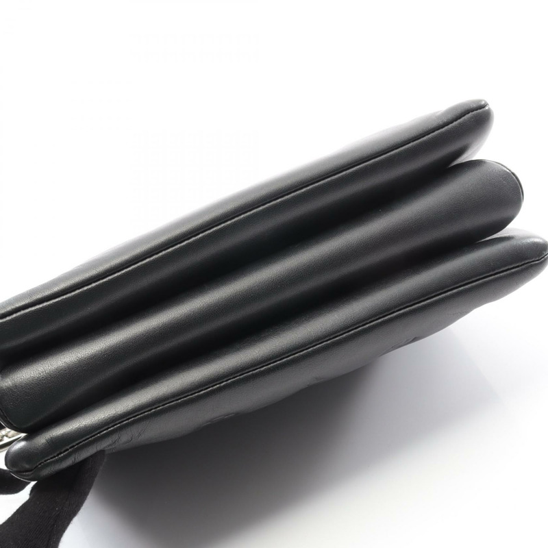 路易威登 Coussin PM 鏈條單肩背包 M21282 Monogram 皮革 黑色 二手-7