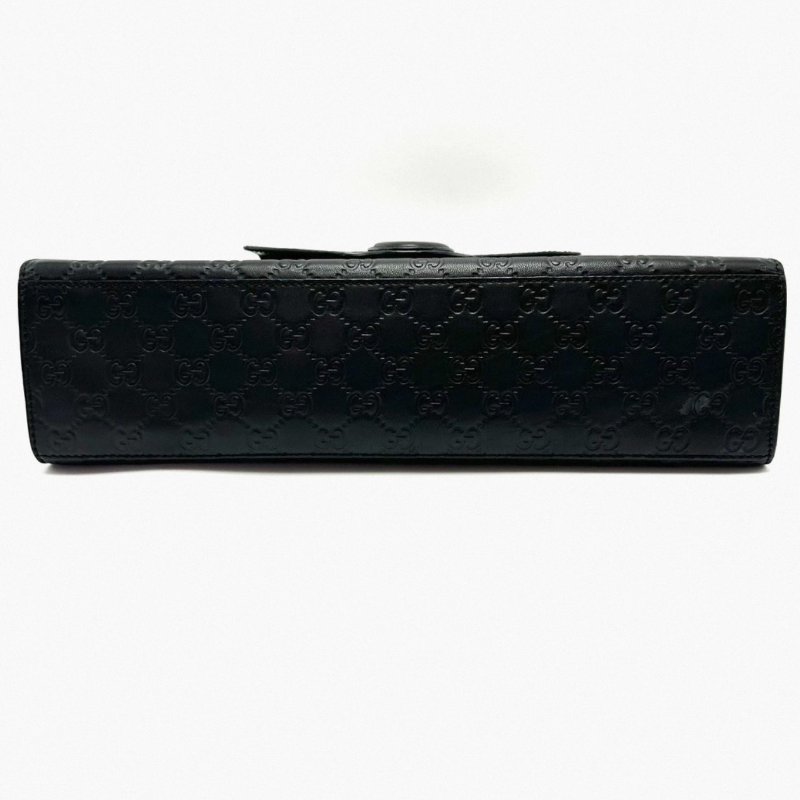 GUCCI 全皮壓花Emily肩背斜背鏈條包 36*23*10 98新配件塵袋-3