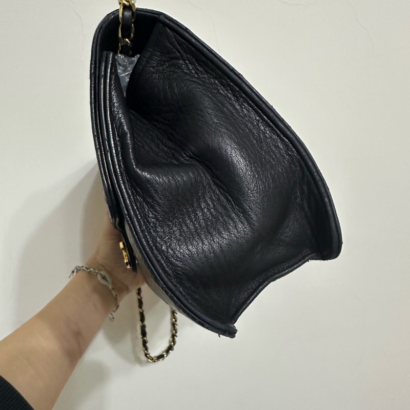 Chanel cf22 vintage老香羊皮掀蓋包/非woc-1