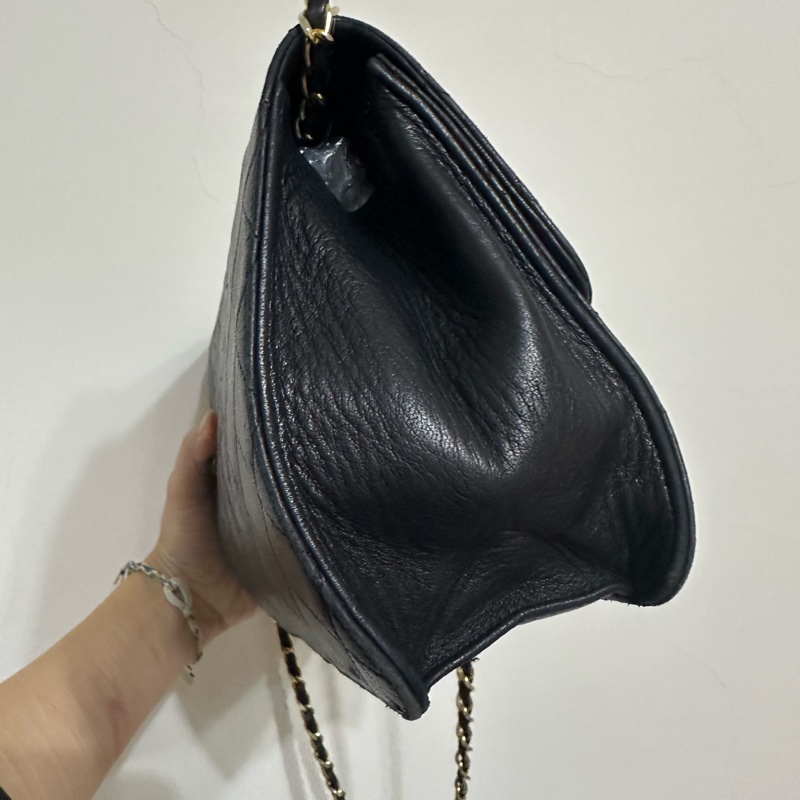 Chanel cf22 vintage老香羊皮掀蓋包/非woc-2