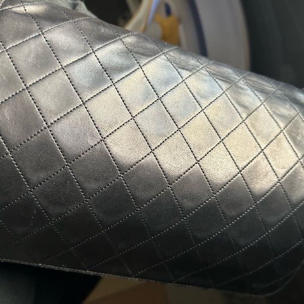 Chanel cf22 vintage老香羊皮掀蓋包/非woc-7