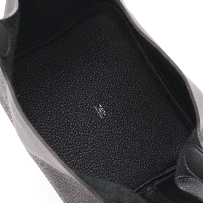 HERMES Picotin 22 - 黑銀 B-3