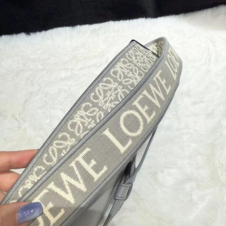 Loewe Mini Gate Bag In Grey - A650N46X13-2