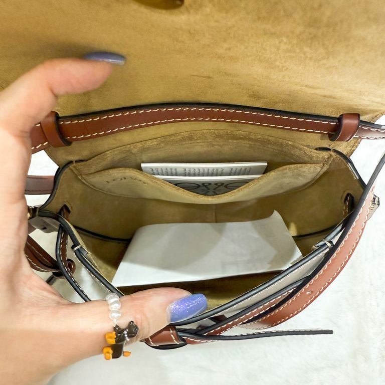 Loewe Mini Gate Bag In Tan - A650N46X13-3