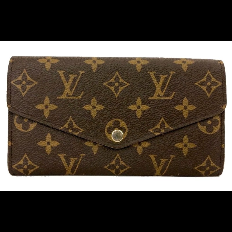 本週8折含運限時割愛｜經典 Monogram Louis Vuitton (LV) Sarah 長夾｜日本購入｜-3