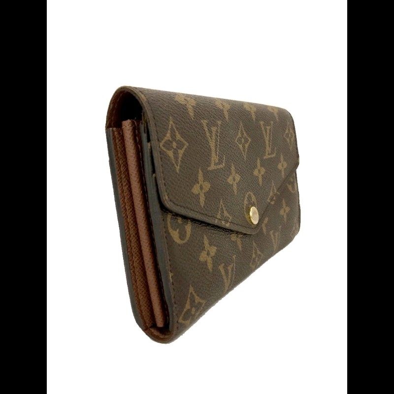 本週8折含運限時割愛｜經典 Monogram Louis Vuitton (LV) Sarah 長夾｜日本購入｜-7