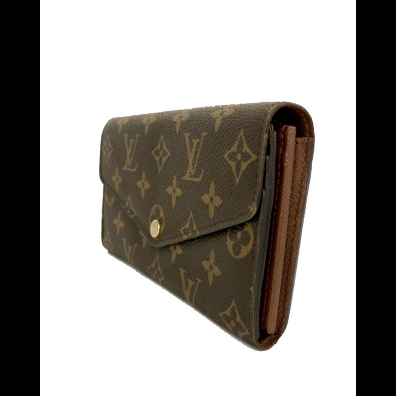 本週8折含運限時割愛｜經典 Monogram Louis Vuitton (LV) Sarah 長夾｜日本購入｜-8