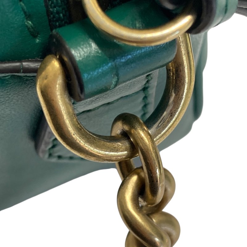 GUCCI 古馳 447632 Gucci Marmont 羊皮 斜背包 絲絨綠 綠色-16