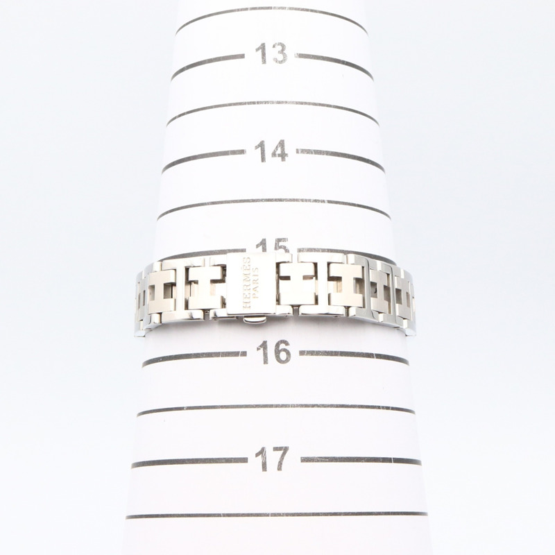 愛馬仕 Clipper 系列腕錶，不鏽鋼材質，女士款，黑色，CL4.210-6