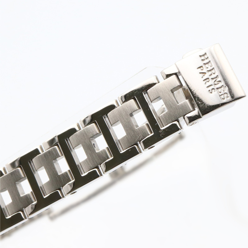 愛馬仕 Clipper 系列腕錶，不鏽鋼材質，女士款，黑色，CL4.210-13