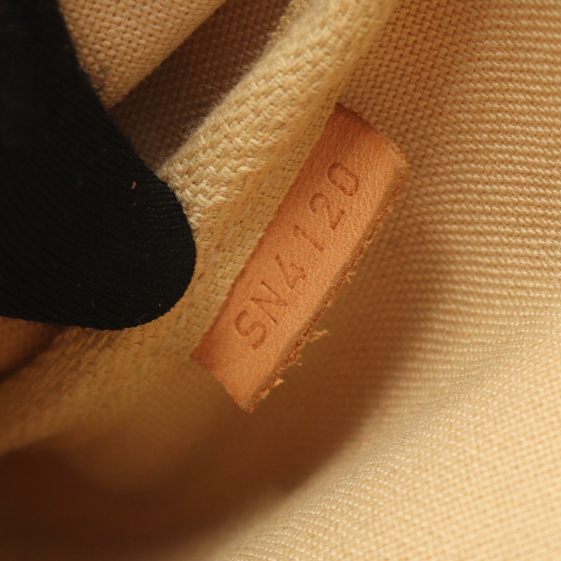 路易威登 Eva 鏈條肩背包 N55214 Damier Azur 帆布皮革 白色-4