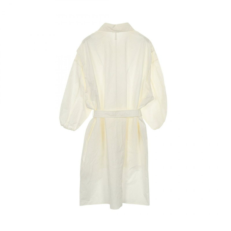 愛馬仕襯衫裙 2E0501DJ 純棉 白色 二手 女款 #40-1