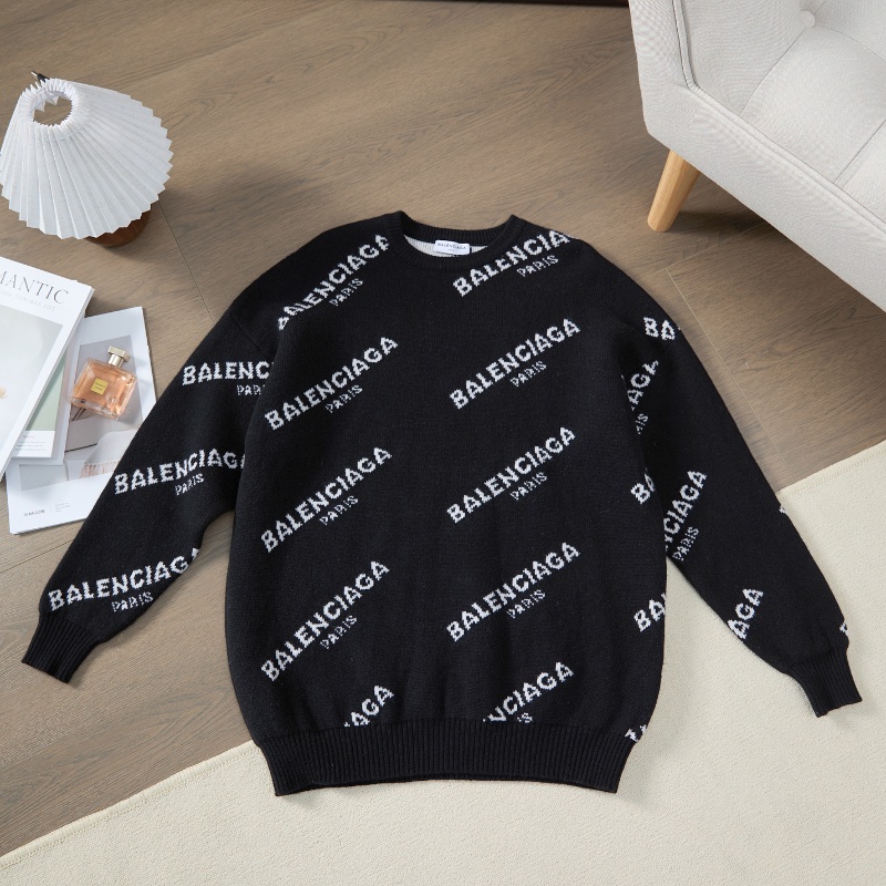 ❤️ BALENCIAGA 時尚LOGO款毛衣-0