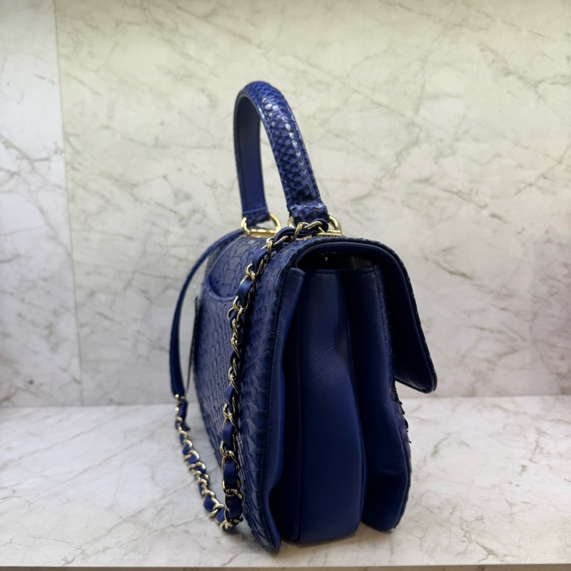 CHANEL藍金蟒蛇皮TRENDY CC/20-3