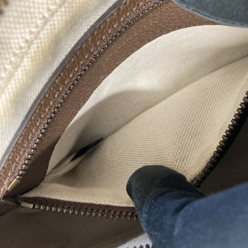 GUCCI 古馳 723312 Ophidia PVC帆布 斜背包 卡其色老花-9