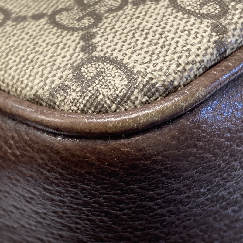 GUCCI 古馳 723312 Ophidia PVC帆布 斜背包 卡其色老花-17