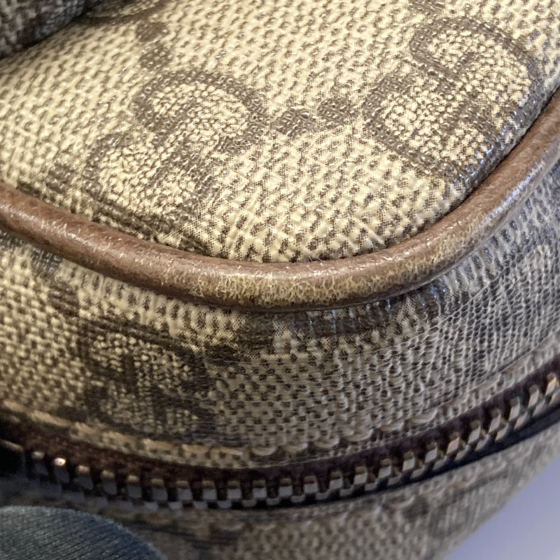 GUCCI 古馳 723312 Ophidia PVC帆布 斜背包 卡其色老花-18