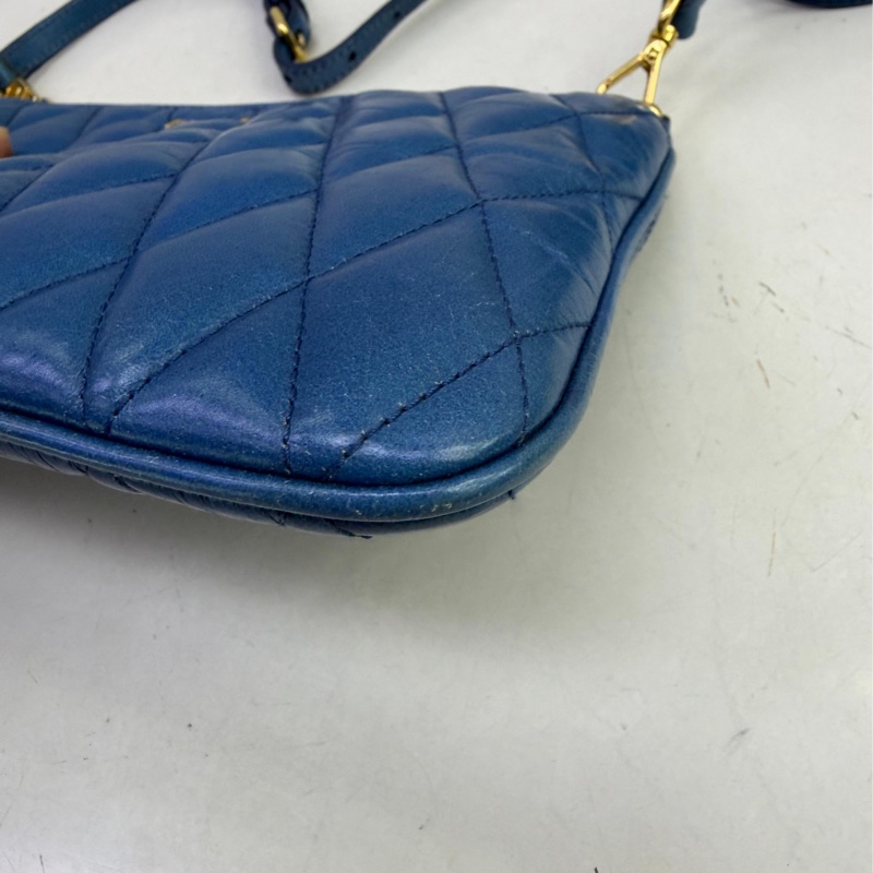 Matelassé leather crossbody bag-2