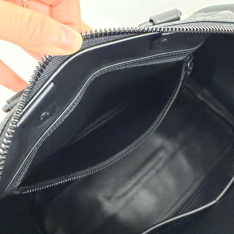 LV 黑牛皮黑釦Speedy 30 P9 手提斜背包M13904-19