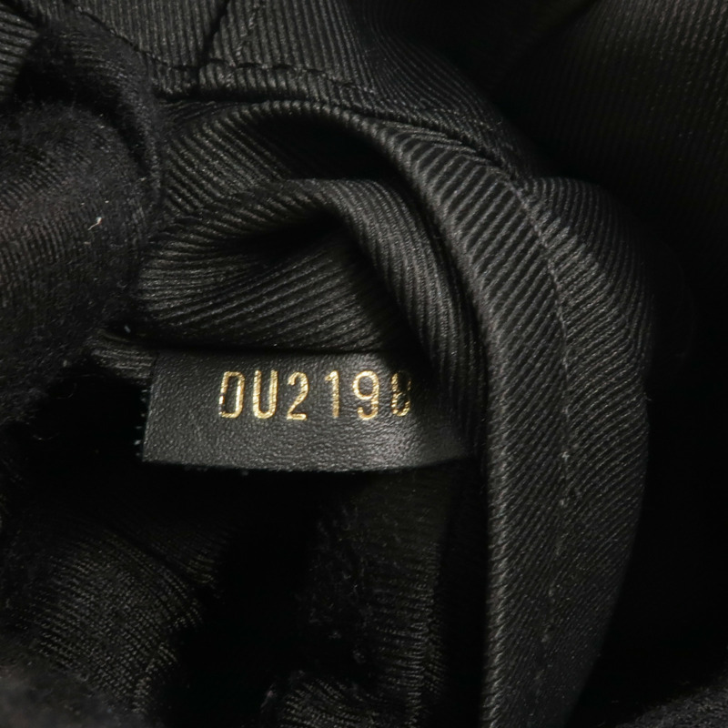 LOUIS VUITTON Monogram/牛皮皮革Saintonge金扣手挽袋棕色-14