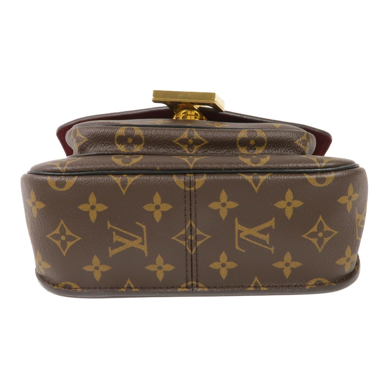 LOUIS VUITTON Monogram Passy金扣肩背袋棕色-3