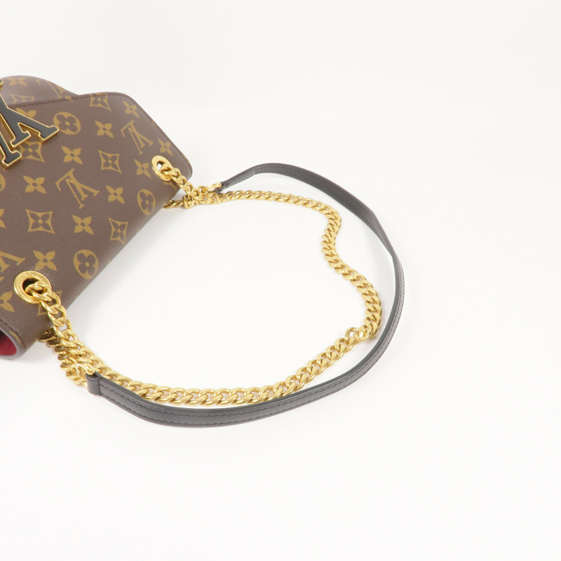 LOUIS VUITTON Monogram Passy金扣肩背袋棕色-4