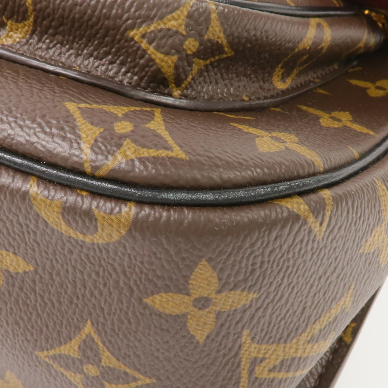 LOUIS VUITTON Monogram Passy金扣肩背袋棕色-5