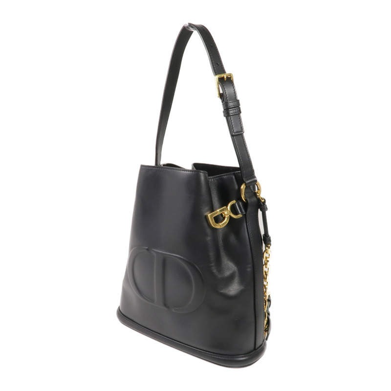 Dior 牛皮皮革C'est Dior Bag金扣手挽肩背兩用袋-2