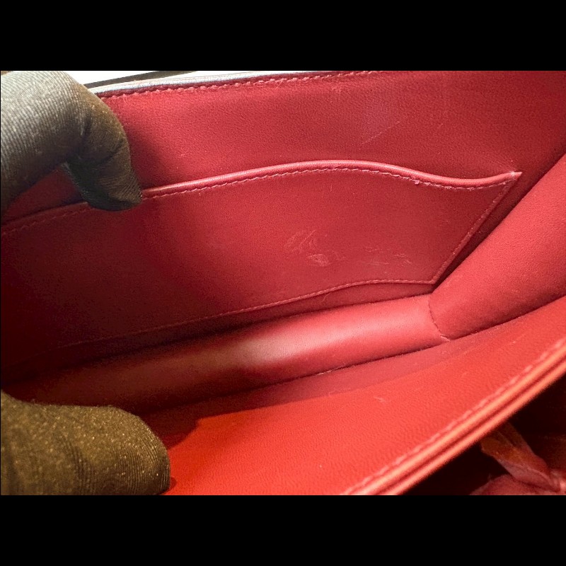 Hermes 金釦黑亮鱷魚皮康康包 constance 23-17