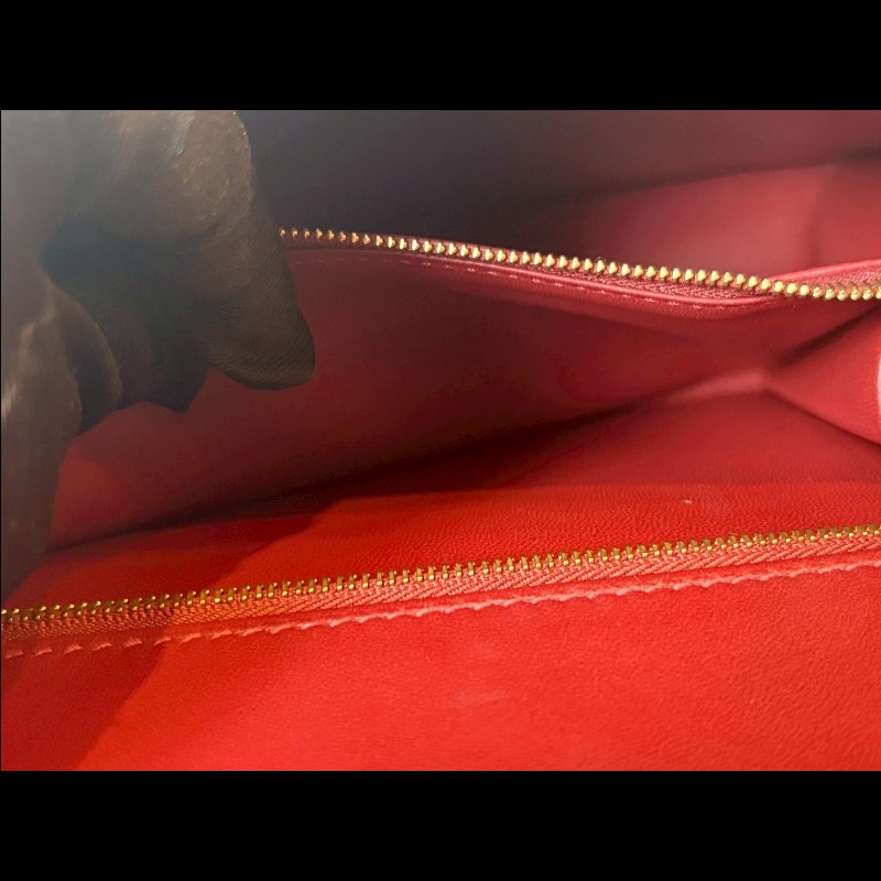 Hermes 金釦黑亮鱷魚皮康康包 constance 23-21