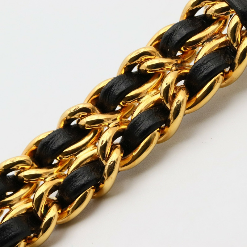 香奈兒 Premiere L 腕錶，鍍金，皮革錶帶，女士，黑色，H0001-10