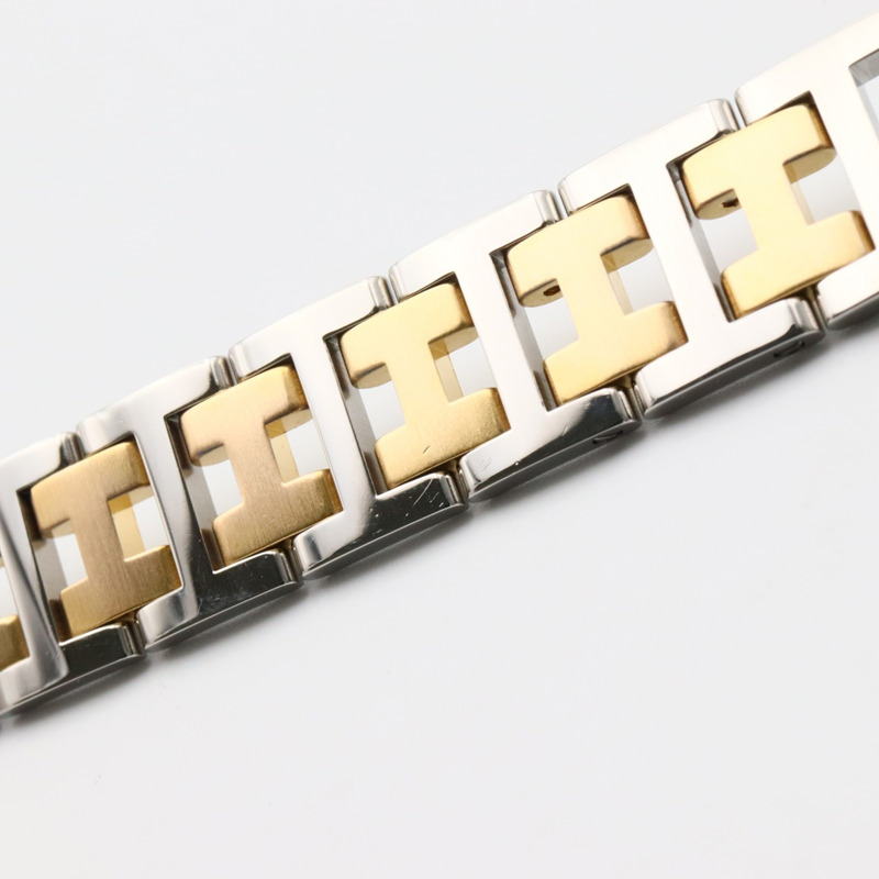 愛馬仕 Clipper 系列腕錶，鍍金不鏽鋼材質，女士款，象牙色，CL3.440-10