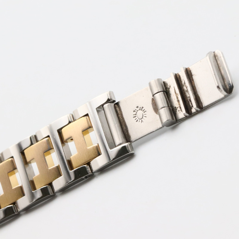 愛馬仕 Clipper 系列腕錶，鍍金不鏽鋼材質，女士款，象牙色，CL3.440-11