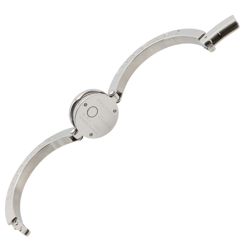 寶格麗 B-zero1 系列腕錶，不鏽鋼鑲鑽，女款，藍色錶殼 BZ22S-4