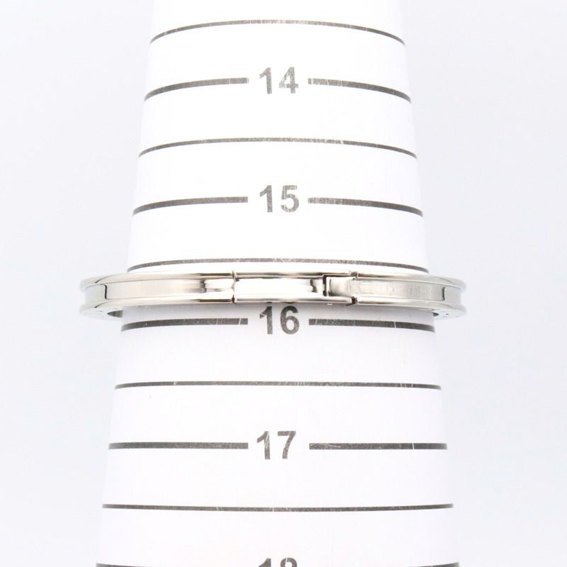 寶格麗 B-zero1 女士不鏽鋼腕錶，銀色錶殼，型號 BZ22S-6