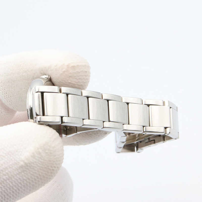 Tiffany Atlas 雙針鑲鑽腕錶，不鏽鋼材質，女款，藍色，63320803-7