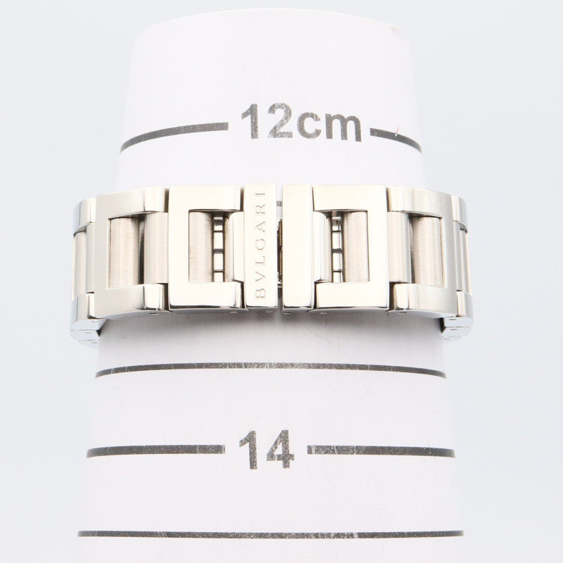 寶格麗 Rettangolo 系列不鏽鋼女士腕錶，銀色，RT39S-6