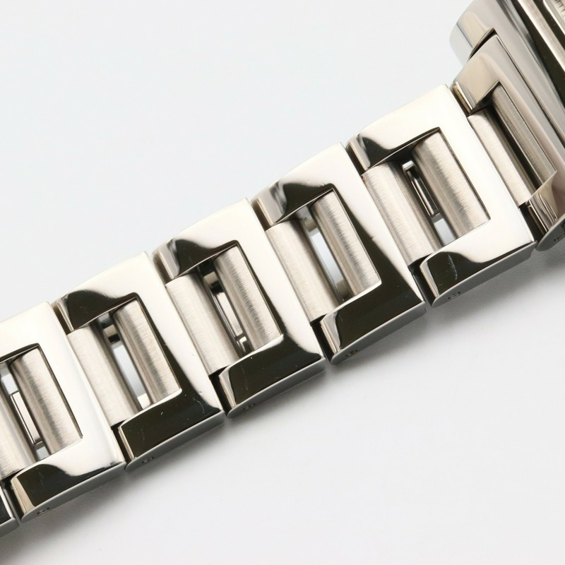 寶格麗 Rettangolo 系列不鏽鋼女士腕錶，銀色，RT39S-11