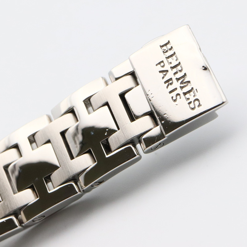 愛馬仕 Clipper Classic 女士不鏽鋼腕錶，銀色，CP1.210-15