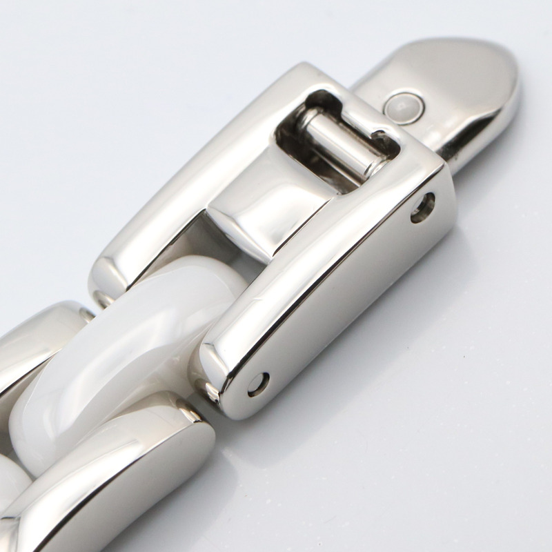 香奈兒 Premiere 三重錶鍊腕錶，精鋼、陶瓷、鑽石材質，女士款，白色，H3059-9