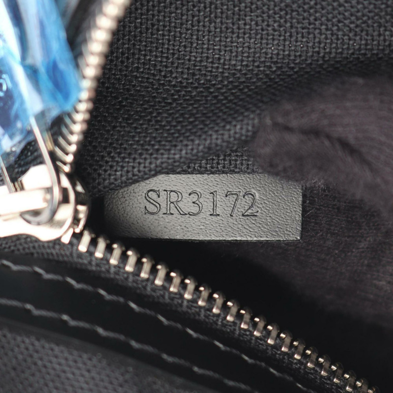 路易威登 Poche Document Damier Graphite 塗層帆布手拿包，男士，黑色，N48247-4