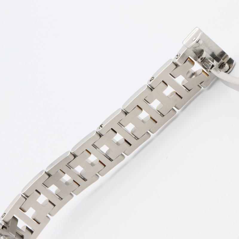 愛馬仕 Clipper 系列腕錶，鍍金不鏽鋼材質，女士款，象牙色，CL4.220-14