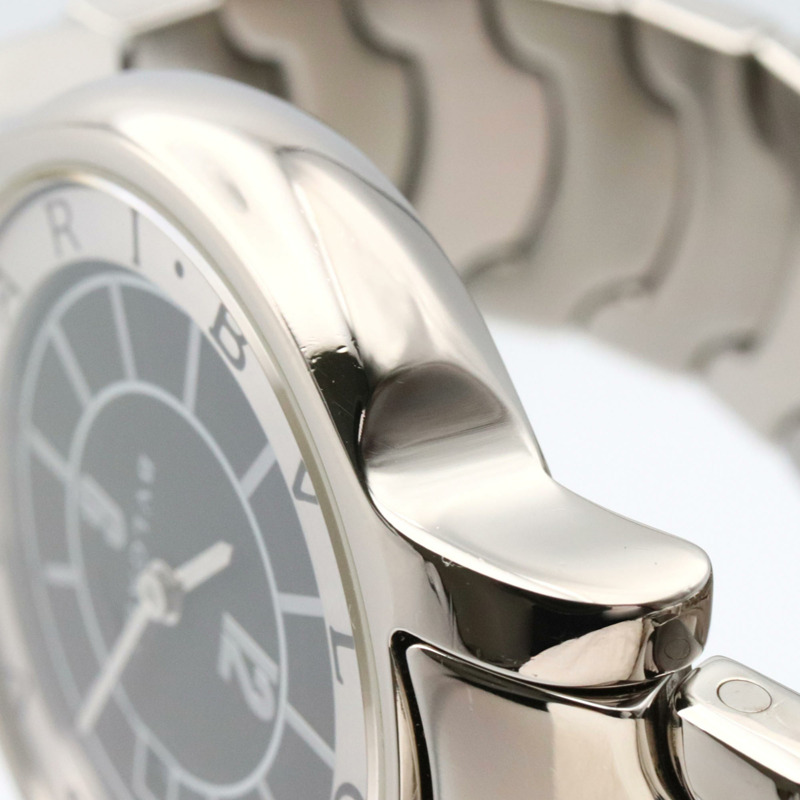 寶格麗 Solotempo 女士精鋼腕錶，黑色，ST29S-11