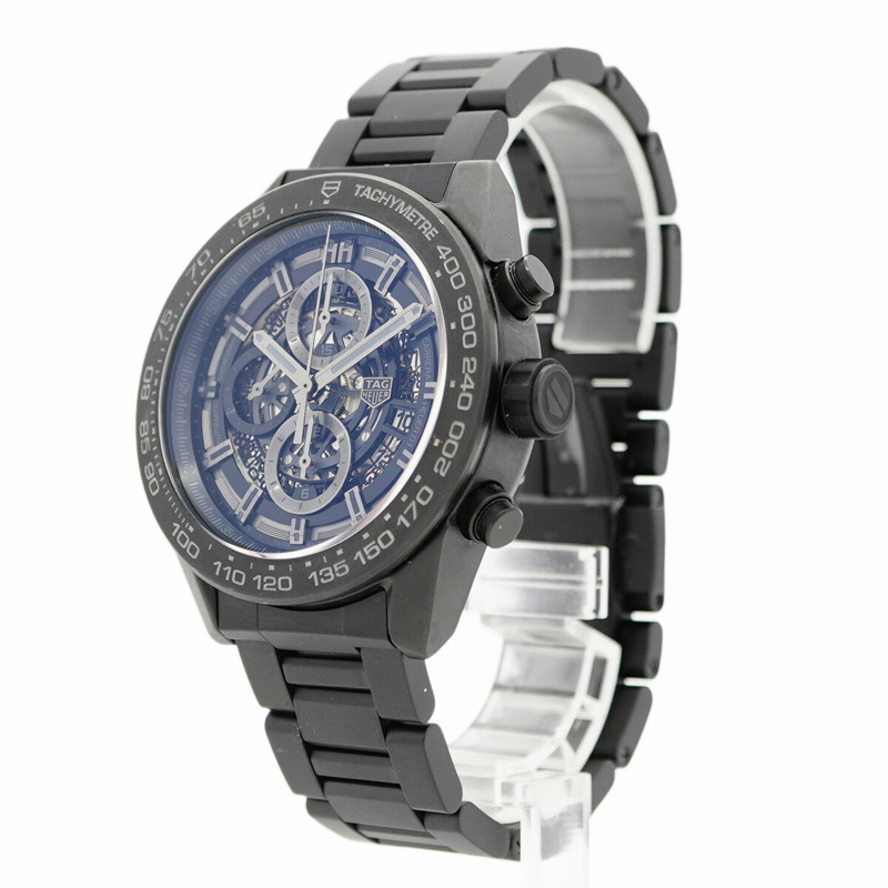 TAG Heuer Calibre 01 CAR2A91 鏤空錶盤男士腕錶-2